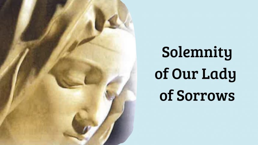Greetings from m. General Superior Sandra Maggiolo for the Solemnity of Our Lady of Sorrows!