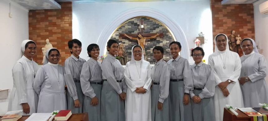 Our six Postulants who were admitted to Novitiate