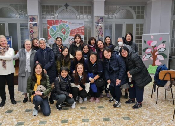 Canossian educators visiting italian canossian realities