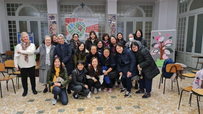 Canossian educators visiting italian canossian realities