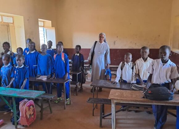 We visited the children in Missionaries of Charity