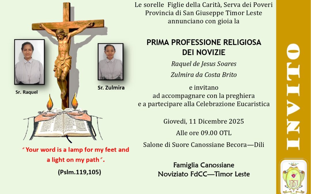 First Religious Profession of the Novices