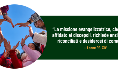 «La missione evangelizzatrice, che Cristo ha affidato ai discepoli, richiede anzitutto cuori riconciliati e desiderosi di comunione». (Leone XIV)